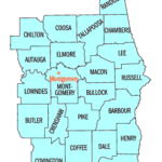 Alabama Middle District Map