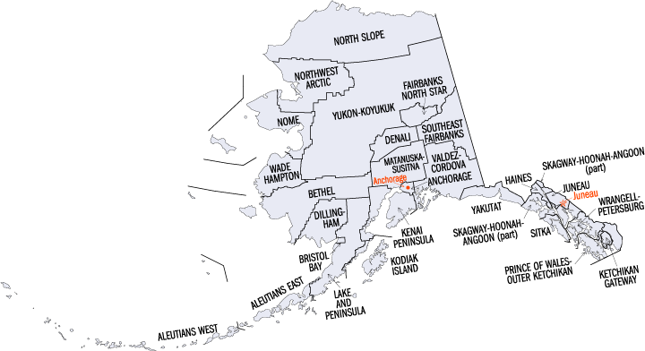 Alaska district map