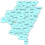 Arkansas Eastern District map