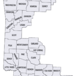 Arkansas Western District map