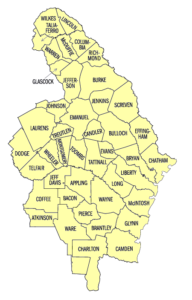 Georgia Southern District map