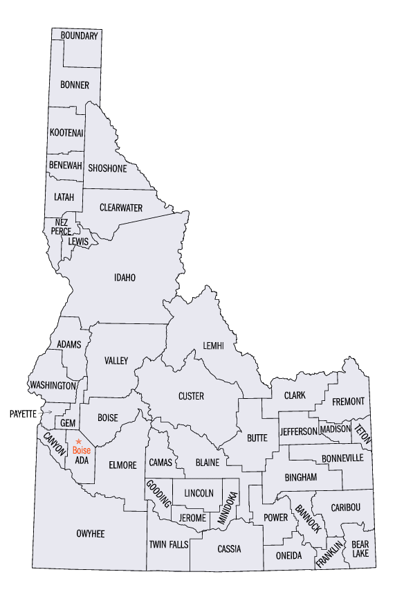 Idaho District map