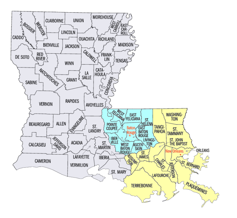 Louisiana District Map
