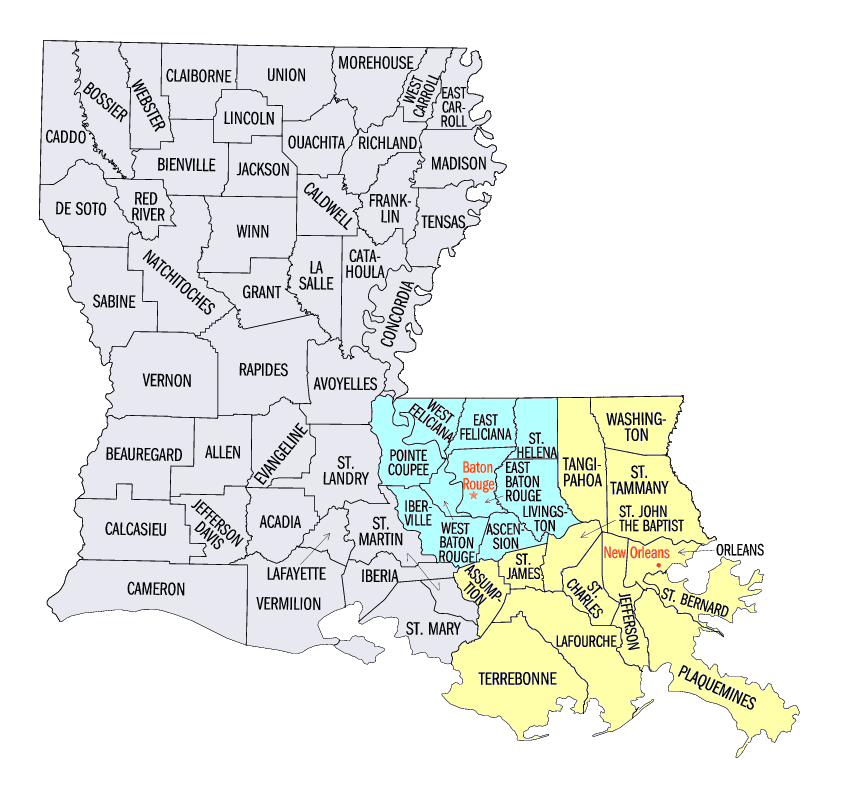Restrictions for Louisiana - PROBATION INFORMATION NETWORK