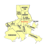 Louisiana Eastern District map