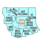 Louisiana Middle District map