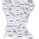 Louisiana Western District map