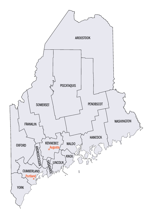 Maine district map