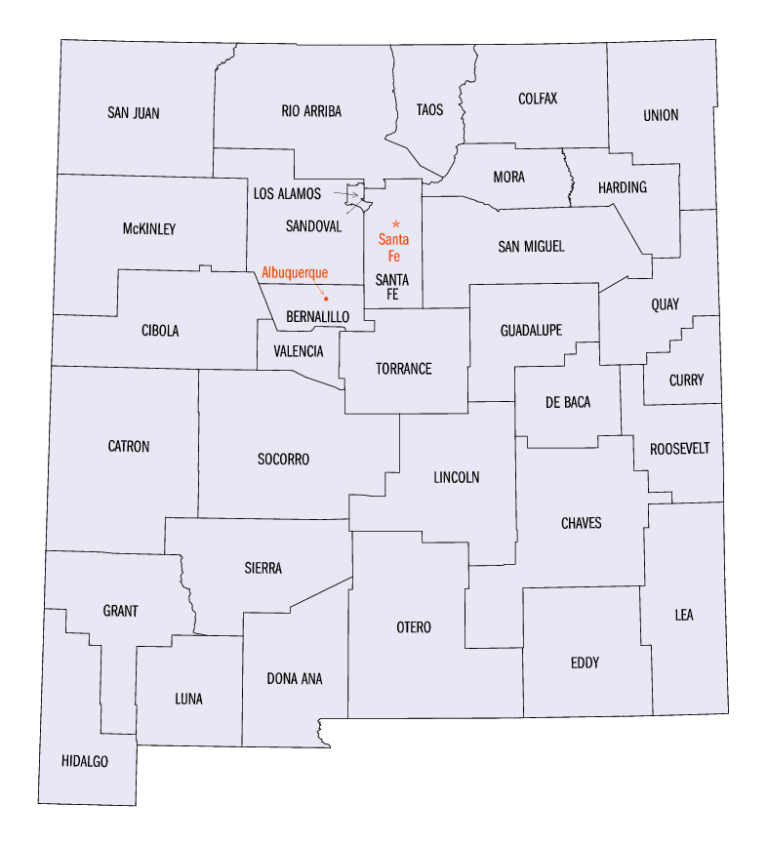 New Mexico District map