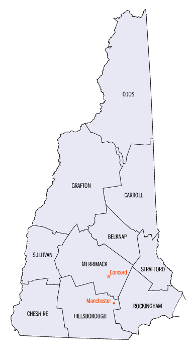New Hampshire District map