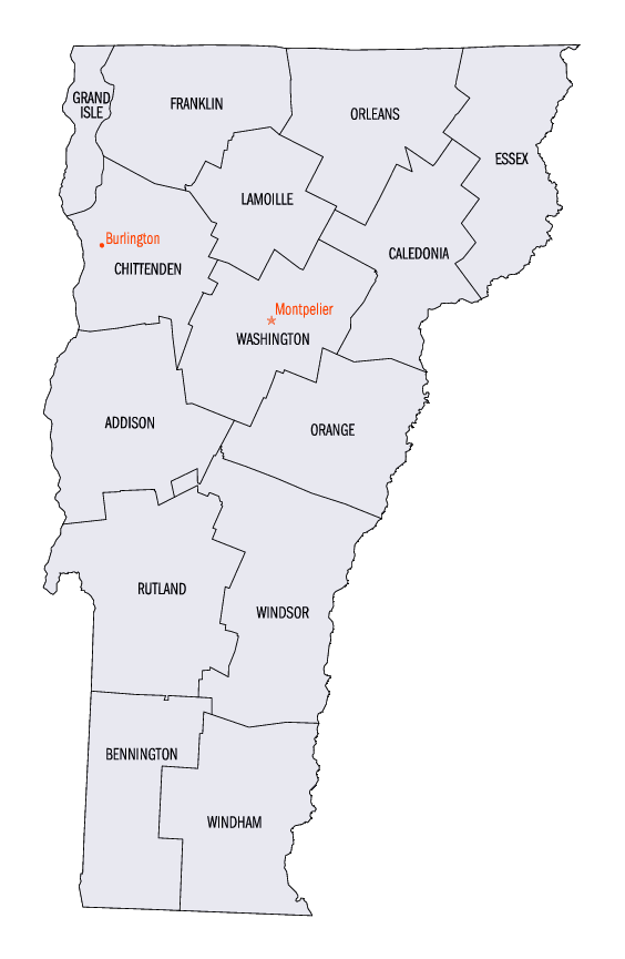 Vermont district map