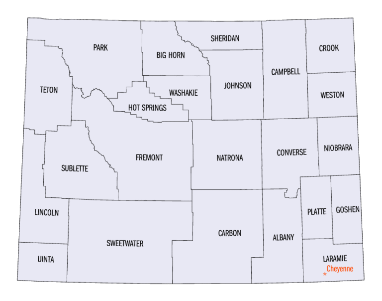 Wyoming District map