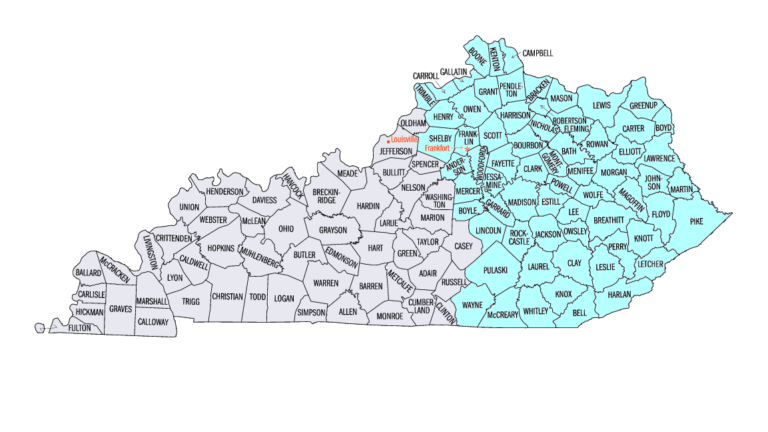 Kentucky district map