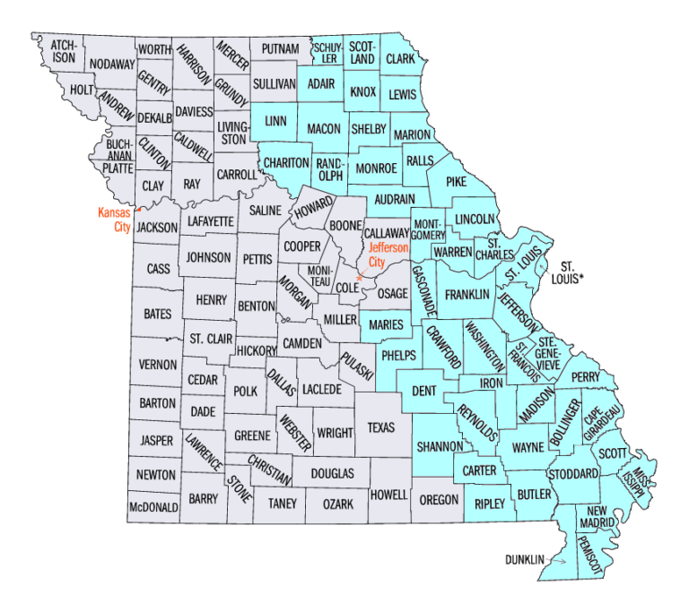 Missouri District Map
