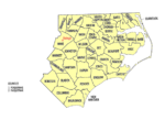 North Carolina Eastern District map