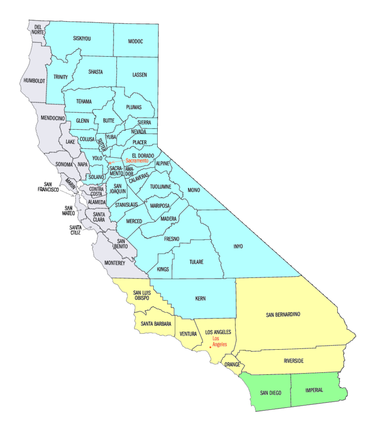 California District Map