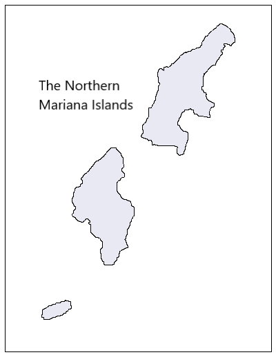 saipan map outline