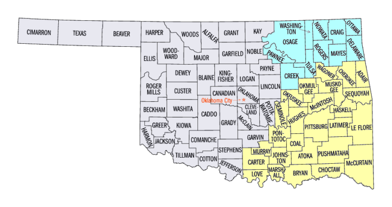 Oklahoma District Map