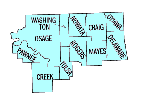 Oklahoma Northern District map