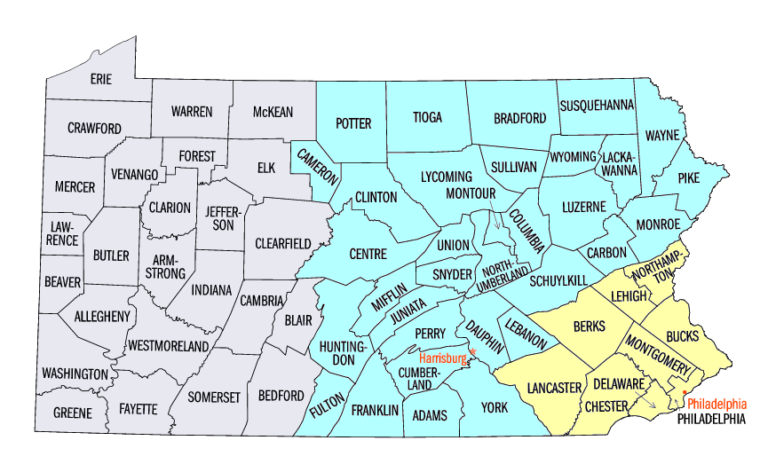 Pennsylvania District Map
