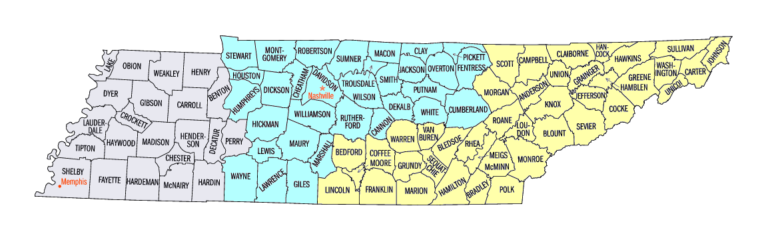 Tennessee District Map