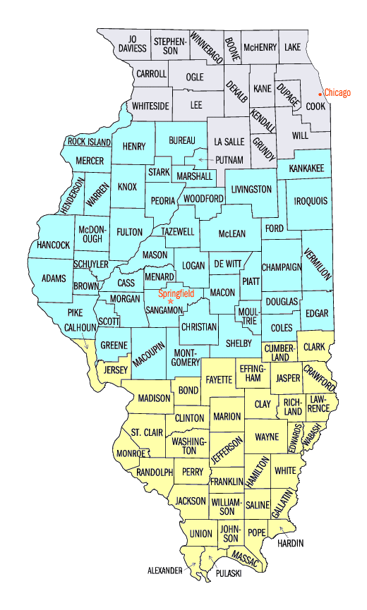 Illinois District Map