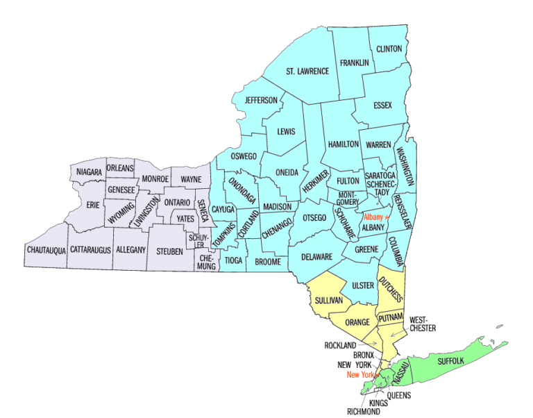 New York District Map