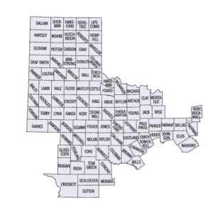 Texas Northern District map