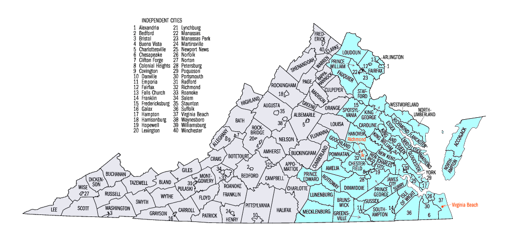 Restrictions for Virginia image