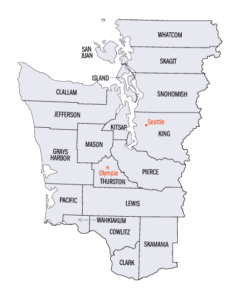 Washington Western District map