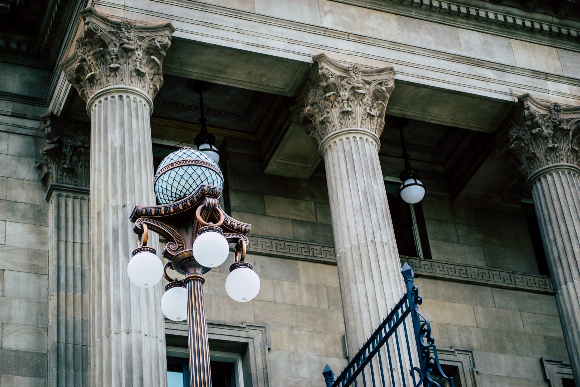 Courthouse columns